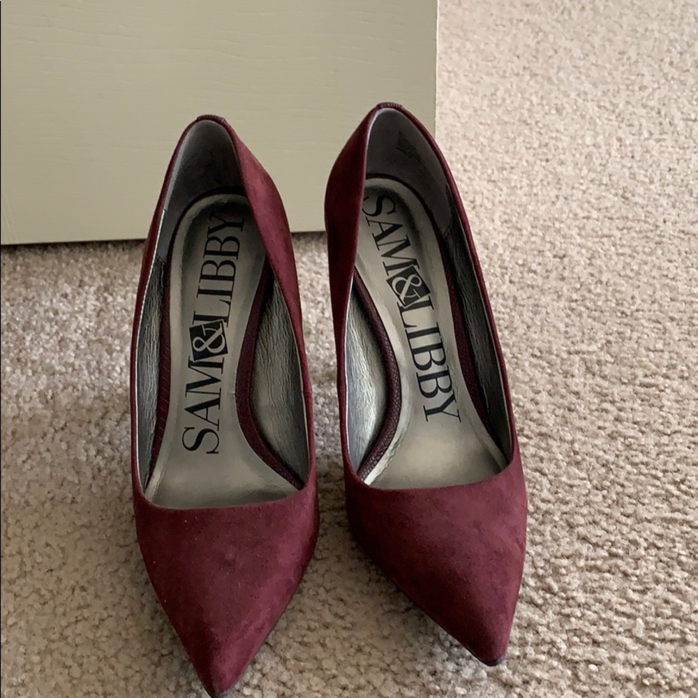 Sam & Libby maroon heels